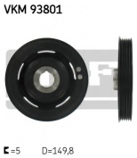 SKF - VKM93801 - Шкив коленвала Mercedes1,6-2,0CDI 99-