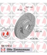 ZIMMERMANN 100121952 Тормозной диск