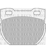 BORG & BECK - BBP1250 - Колодки тормозные (BBP1250)