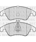 BORG & BECK - BBP2061 - Колодки тормозные (BBP2061)