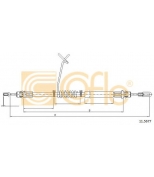 COFLE - 115677 - Трос стояночного тормоза FORD: TRANSIT RWD CAB 07 1602/1398 mm
