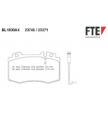FTE - BL1830A4 - Колодки тормозные передние к-кт MERCEDES BENZ W203/ W211/ W220 торм. сист. BREMBO