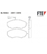 FTE - BL1859A4 - Колодки тормозные передние к-кт FIAT DUCATO/CITROEN JUMPER 02> 140.8x19.3x66/ с датчиком износа/ на