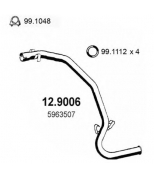 ASSO - 129006 - Задняя часть глушителя Ducato 1.9 2...