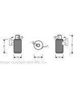 AVA - VWD166 - Осушитель кондиционера: Passat/88-96/1.6/1.8/1.9D/2.0/2.8