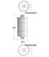 CHAMPION - L208606 - Фильтр топливный (KL187)