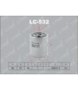 LYNX - LC532 - Фильтр масляный MITSUBISHI Galant 2.0TD 96-04, MAZDA 626 2.0D  91