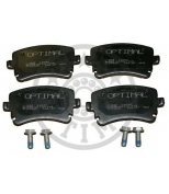 OPTIMAL - 12242 - Колодки тормозные дисковые  комплект AUDI: A4 (8E2  B6)  A4 (8EC  B7)  A4 Avant (8E5  B6)  A4 Avant