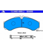 ATE - 13046049892 - Дисковые тормозные колодки  комплект