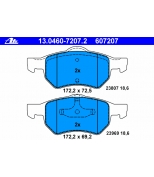 ATE - 13046072072 - Дисковые тормозные колодки  комплект