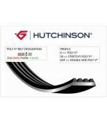 HUTCHINSON - 1368K6 - Ремень ручейковый 6PK1368