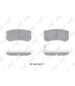 LYNX - BD3628 - Колодки тормозные задние HYUNDAI i10 1.0-1.2 08 , KIA Picanto 1.0-1.1D 04