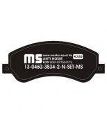 MASTER-SPORT - 13046038342NSETMS - Колодки тормозные premium до 40 000км гарантии 13-0460-3834-2-n-set-ms 30892