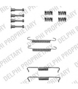 DELPHI - LY1330 - Рем.к-кт пружин для задних барабанных колодок