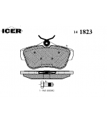ICER - 141823 - Комплект тормозных колодок, диско