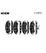 ICER - 141971 - Колодки тормозные дисковые ICER
