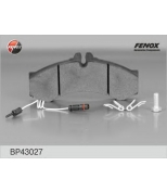 FENOX - BP43027 - Колодки торм.пер.