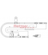 METZGER - 170004 - ТРОС, СТОЯНОЧНАЯ ТОРМОЗНАЯ СИСТЕМА METZGER 170004