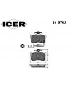 ICER - 180703 - Комплект тормозных колодок, диско