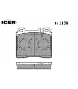 ICER 181158 Комплект тормозных колодок, диско