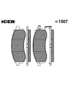 ICER - 181507 - Комплект тормозных колодок, диско