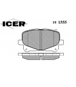 ICER - 181555 - Комплект тормозных колодок, диско
