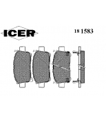 ICER 181583 Комплект тормозных колодок, диско