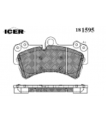ICER 181595 Комплект тормозных колодок, диско