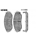 ICER 181606 Комплект тормозных колодок, диско