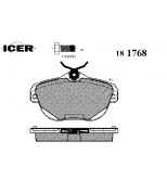 ICER - 181768 - Комплект тормозных колодок, диско