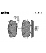 ICER - 181845 - Тормозные колодки (PJ)