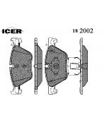 ICER - 182002 - 182002000300001 Тормозные колодки дисковые