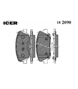 ICER 182090 Колодки дисковые передние