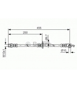 BOSCH - 1987481390 - Шланг тормозной передний лев. LEXUS RX 2003-2008