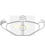 BRECK-LUMAG - 204100070400 - Комплект тормозных колодок  дисковый тормоз