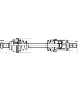 GSP - 205047 - Привод в сборе BMW E46 2.5-3.0 00-05 лев.