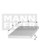 MANN - CU50001 - Фильтр салонный cu50001
