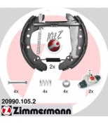 ZIMMERMANN - 209901052 - Комплект тормозных колодок