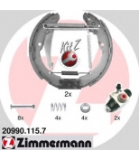 ZIMMERMANN - 209901157 - Комплект тормозных колодок