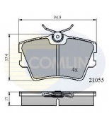 COMLINE - CBP0272 - КОЛОДКИ VW COMMERCIAL TRANSPORTER T4 90 - 03