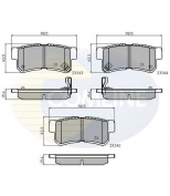 COMLINE - CBP31126 - Колодки hyu trajet 00-