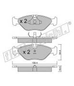 FRITECH - 2180 - Колодки тормозные дисковые передние SAAB 9000 2.0 2.3 88>