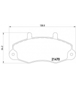 TEXTAR - 2147001 - Колодки торм. FORD TRANSIT перед.к-т