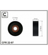 CAFFARO 2297 Ролик п/клин. ремня MB C(W203/204)  E(W211)