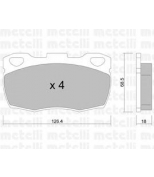 METELLI - 2203521 - Комплект тормозных колодок, диско