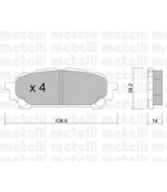 METELLI - 2206130 - Комплект тормозных колодок, диско