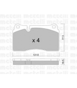 METELLI - 2206590 - Комплект тормозных колодок, диско