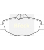 BRECK-LUMAG - 237430070110 - 23743 00 701 10 колодки дисковые !передние MB W211 2.0-2.4/2.0CDi/2.7CDi 02>