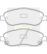 BRECK-LUMAG - 237680070110 - 23768 00 701 10 колодки дисковые !перед. Toyota Avensis 1.6i-2.4D4-D 03>