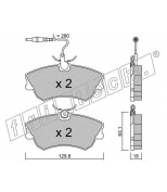 FRITECH - 2310 - Колодки тормозные дисковые передние RENAULT ESPACE 97>